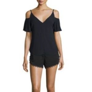 NWT A.L.C. Olivia Cold Shoulder Top